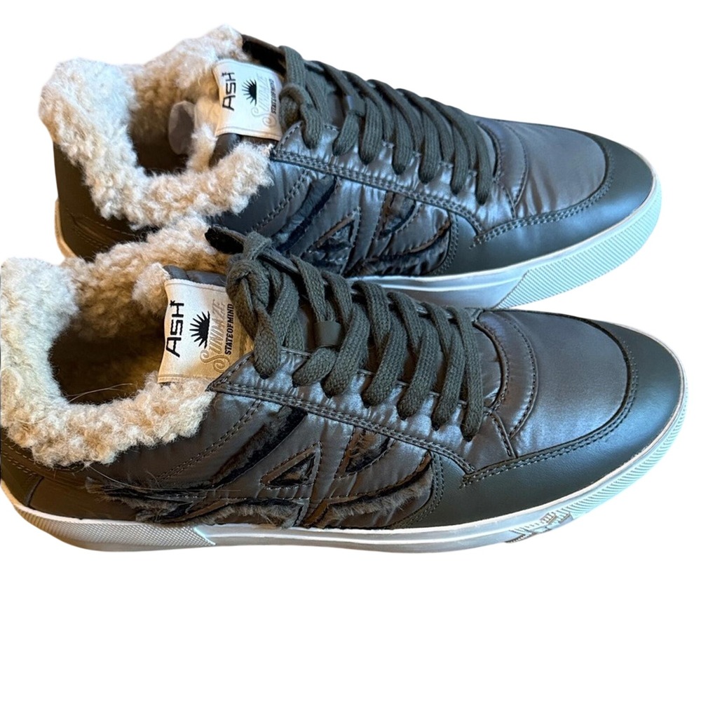 ASH Malibu Bis Fur Lined Sneakers Women's 9.5
